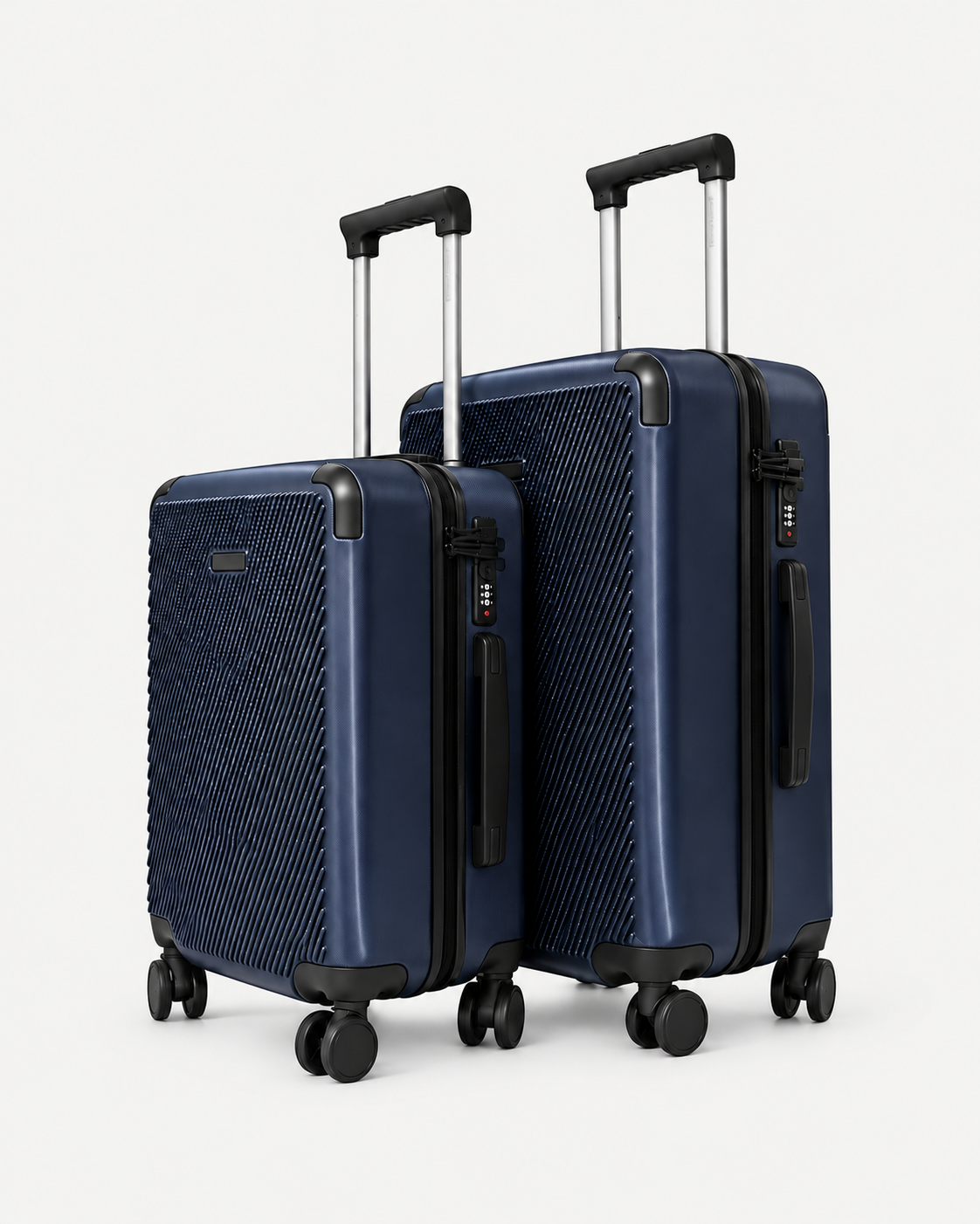 Setsail navy texture luggage set